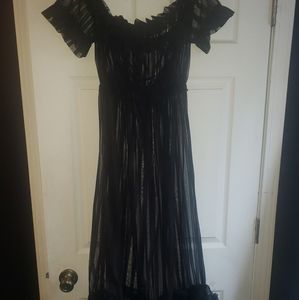 Long sheer dress overlay no size